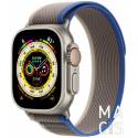 Apple Watch Ultra GPS + Cellular 49mm Titanium Case with Blue/Gray Trail Loop - M/L