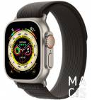 Apple Watch Ultra GPS + Cellular 49mm Titanium Case with Black/Gray Trail Loop - S/M