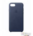 Оригинальный чехол Leather Case Apple Midnight Blue (MMY32ZM/A) для iPhone7 (темно-синий)