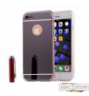 Чехол TPU-пластик зеркальный черный Logo для iPhone 7