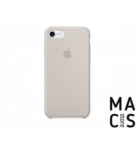 Чехол TPU серый Apple Logo для iPhone7